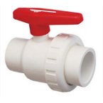 Union valve à bille 1 ½" en PVC (collée femelle x collée femelle)